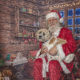 Denton Pet Photographer, Santa & Dog, Christmas Dog